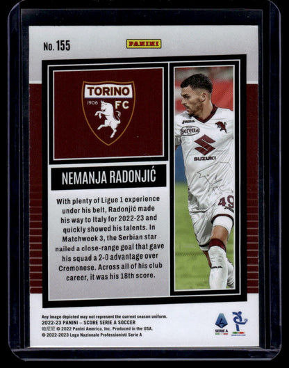 2022-23 Score Serie A #155 Nemanja Radonjic