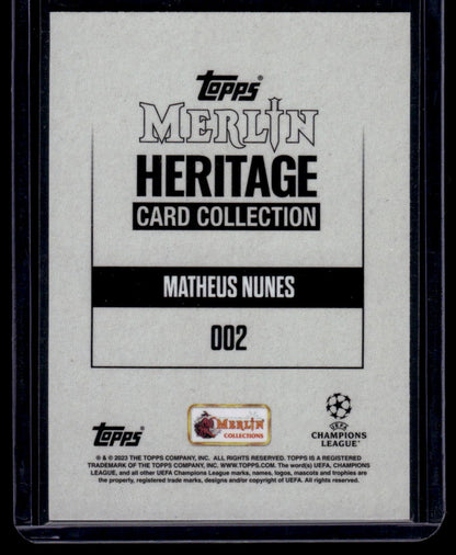 2023-24 Merlin Heritage UEFA Club Competitions #002 Matheus Nunes