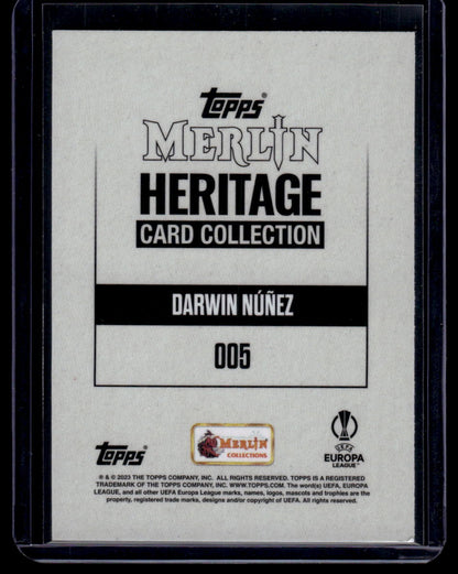 2023-24 Merlin Heritage UEFA Club Competitions #005 Darwin Núñez