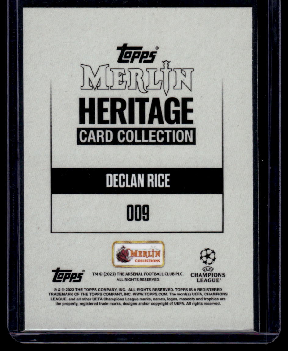 2023-24 Merlin Heritage UEFA Club Competitions #009 Declan Rice