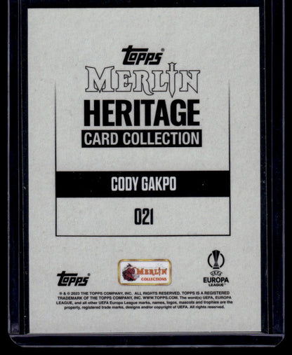 2023-24 Merlin Heritage UEFA Club Competitions #021 Cody Gakpo