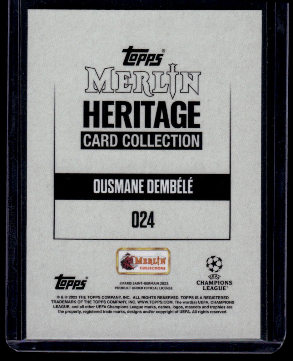 2023-24 Merlin Heritage UEFA Club Competitions #024 Ousmane Dembélé