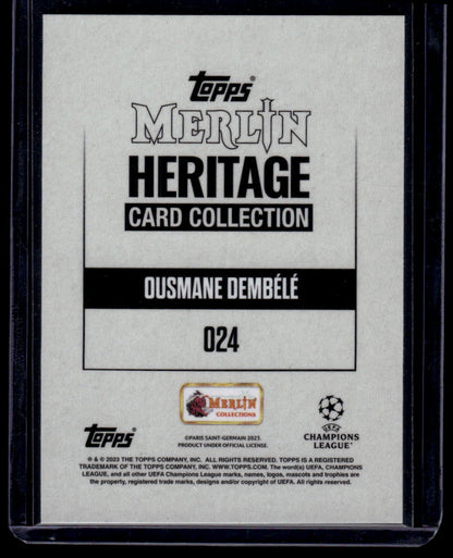 2023-24 Merlin Heritage UEFA Club Competitions #024 Ousmane Dembélé