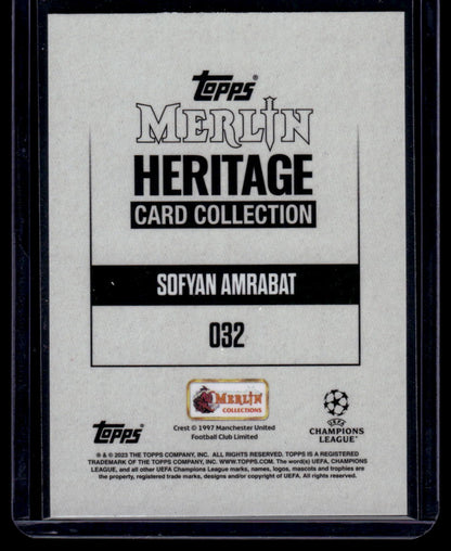 2023-24 Merlin Heritage UEFA Club Competitions #032 Sofyan Amrabat