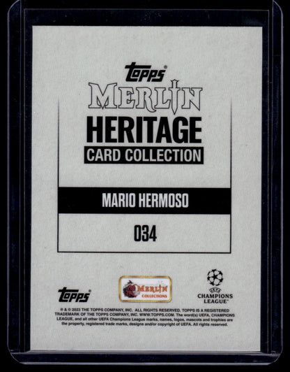 2023-24 Merlin Heritage UEFA Club Competitions #034 Mario Hermoso