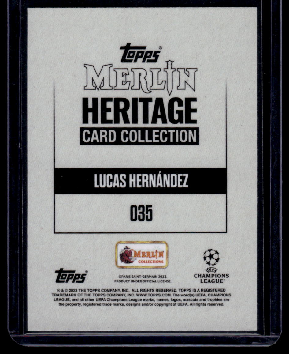 2023-24 Merlin Heritage UEFA Club Competitions #035 Lucas Hernández