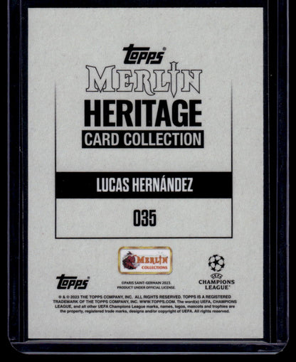 2023-24 Merlin Heritage UEFA Club Competitions #035 Lucas Hernández