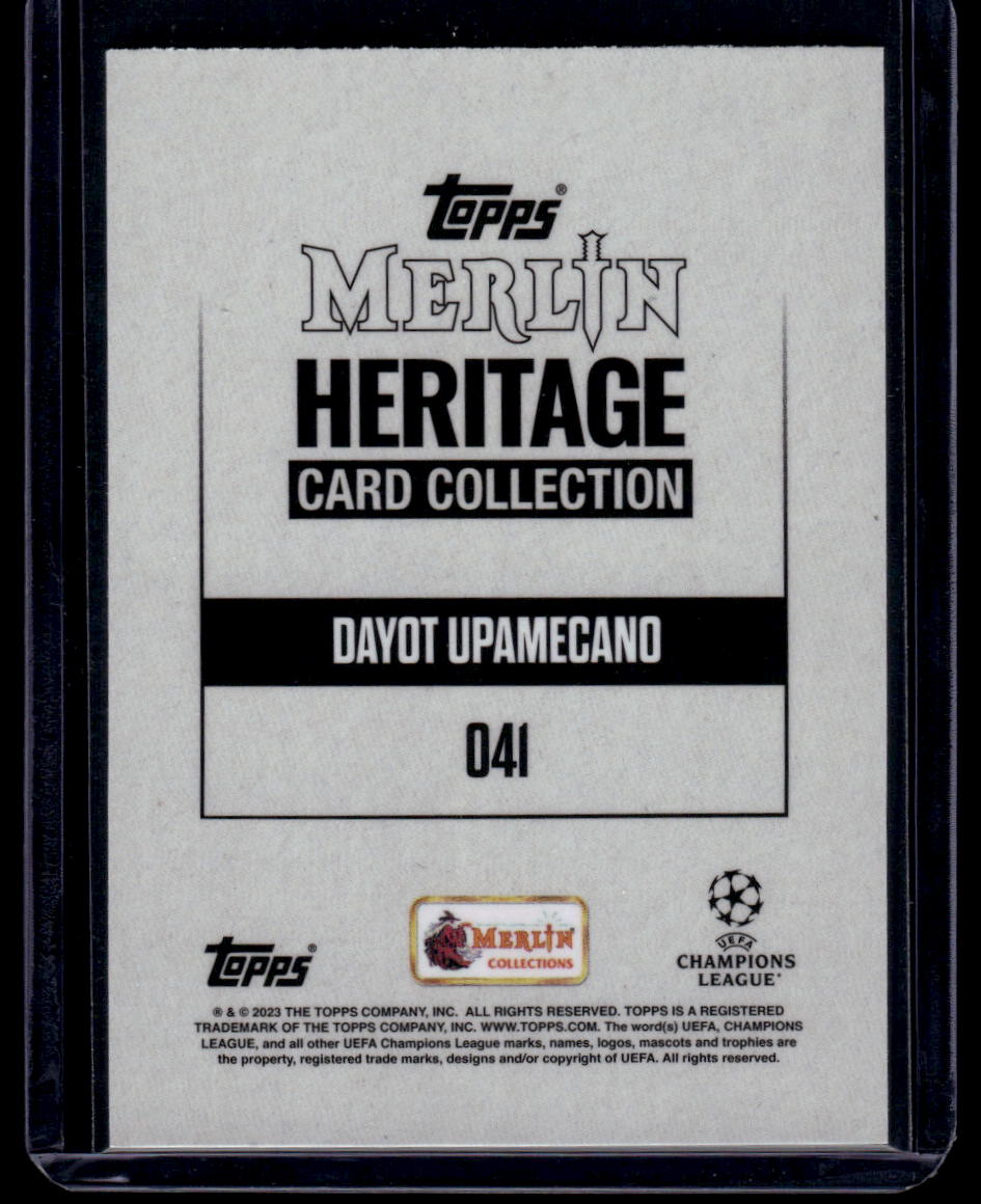 2023-24 Merlin Heritage UEFA Club Competitions #041 Dayot Upamecano