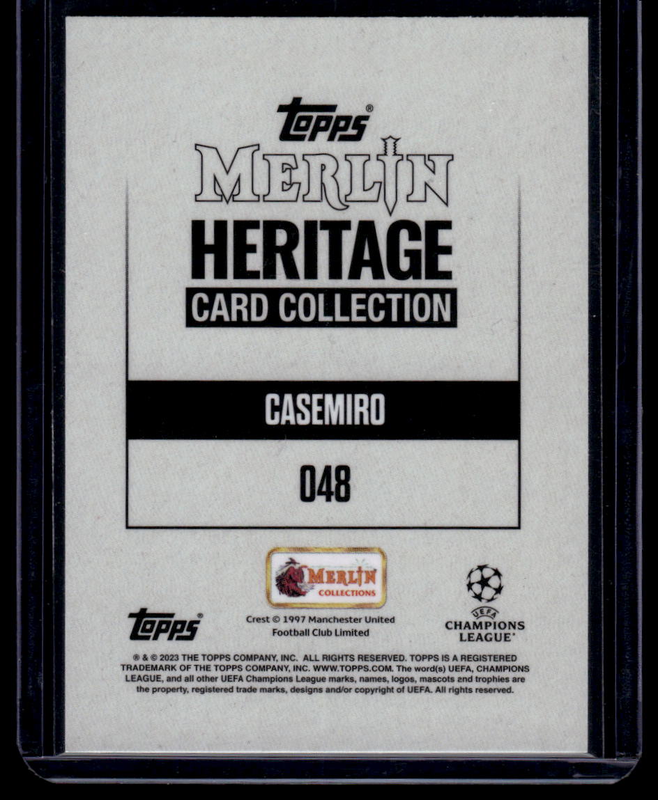 2023-24 Merlin Heritage UEFA Club Competitions #048 Casemiro