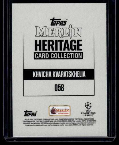 2023-24 Merlin Heritage UEFA Club Competitions #058 Khvicha Kvaratskhelia