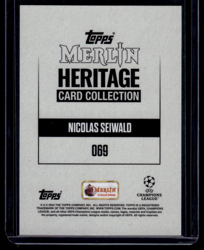 2023-24 Merlin Heritage UEFA Club Competitions #069 Nicolas Seiwald