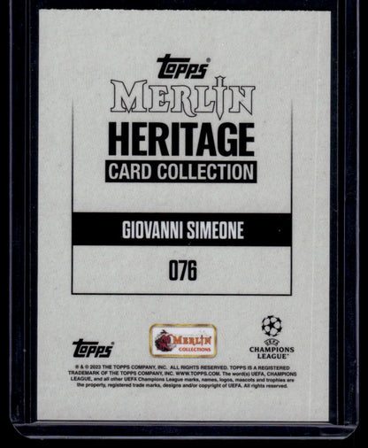 2023-24 Merlin Heritage UEFA Club Competitions #076 Giovanni Simeone