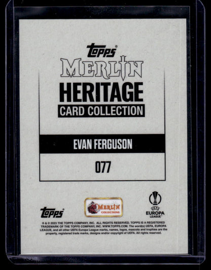 2023-24 Merlin Heritage UEFA Club Competitions #077 Evan Ferguson