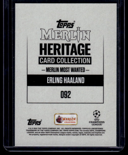 2023-24 Merlin Heritage UEFA Club Competitions #092 Erling Haaland