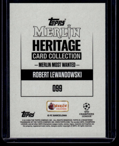 2023-24 Merlin Heritage UEFA Club Competitions #099 Robert Lewandowski