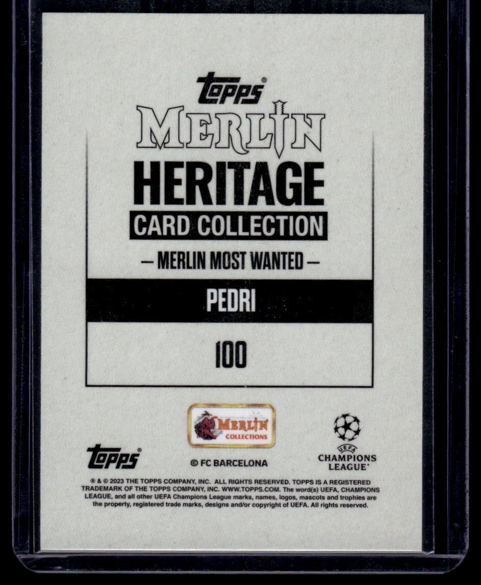 2023-24 Merlin Heritage UEFA Club Competitions #100 Pedri