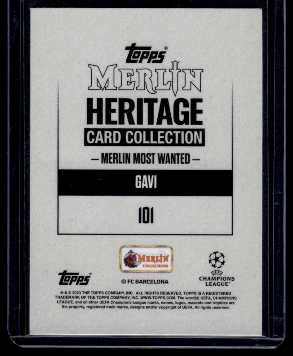 2023-24 Merlin Heritage UEFA Club Competitions #101 Gavi