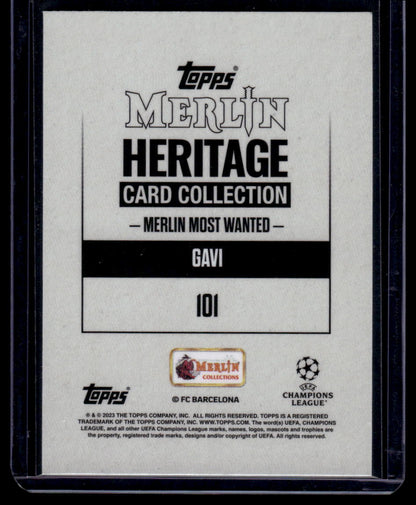 2023-24 Merlin Heritage UEFA Club Competitions #101 Gavi