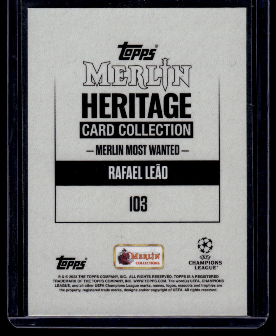2023-24 Merlin Heritage UEFA Club Competitions #103 Rafael Leão