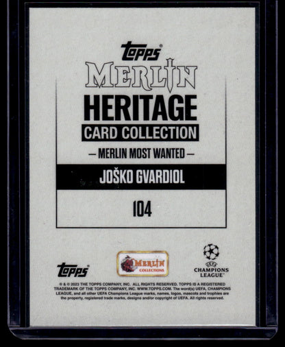 2023-24 Merlin Heritage UEFA Club Competitions #104 Joško Gvardiol