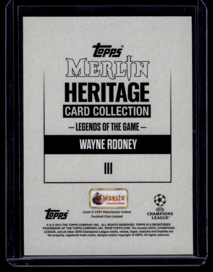 2023-24 Merlin Heritage UEFA Club Competitions #111 Wayne Rooney
