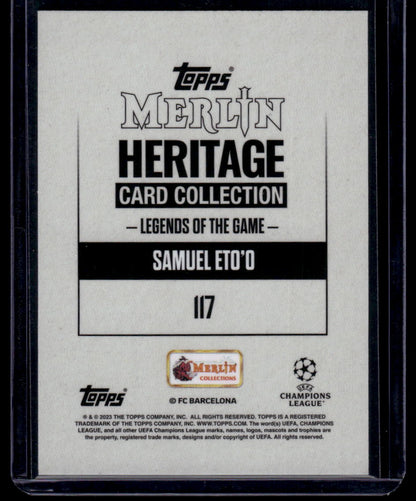 2023-24 Merlin Heritage UEFA Club Competitions #117 Samuel Eto’o