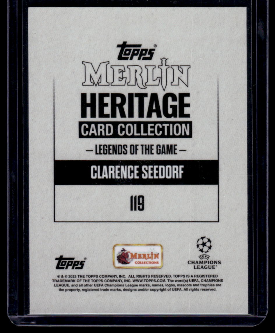2023-24 Merlin Heritage UEFA Club Competitions #119 Clarence Seedorf