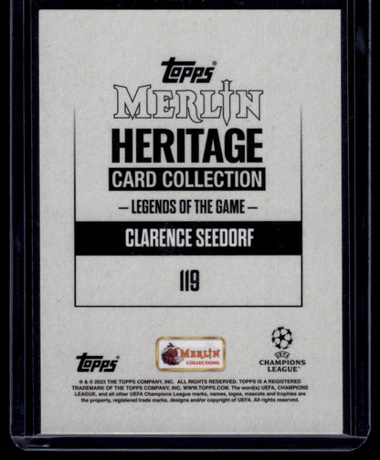 2023-24 Merlin Heritage UEFA Club Competitions #119 Clarence Seedorf