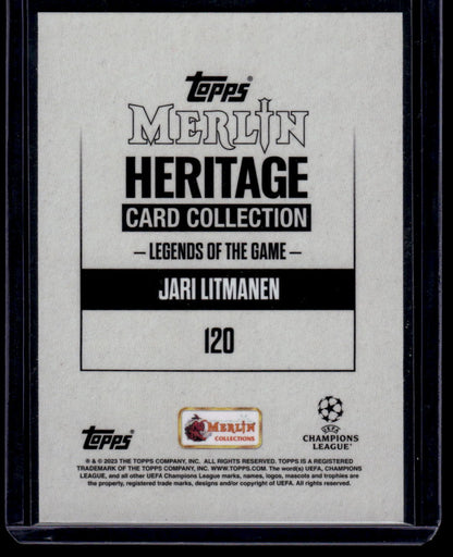 2023-24 Merlin Heritage UEFA Club Competitions #120 Jari Litmanen