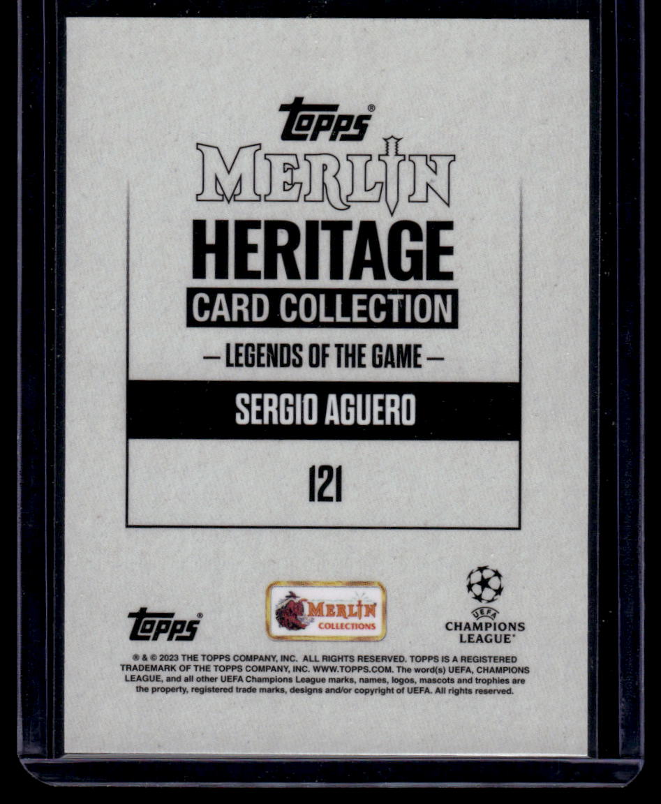 2023-24 Merlin Heritage UEFA Club Competitions #121 Sergio Aguero