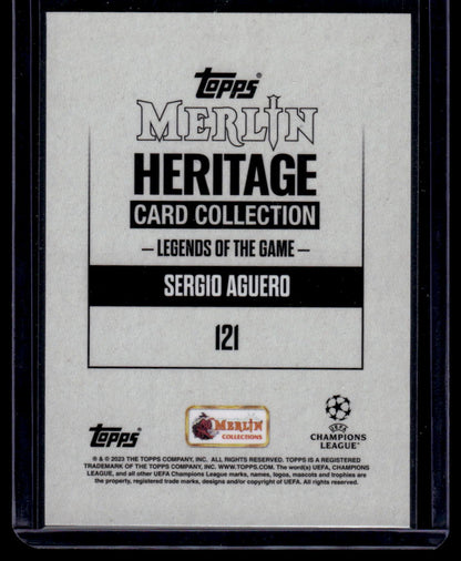 2023-24 Merlin Heritage UEFA Club Competitions #121 Sergio Aguero