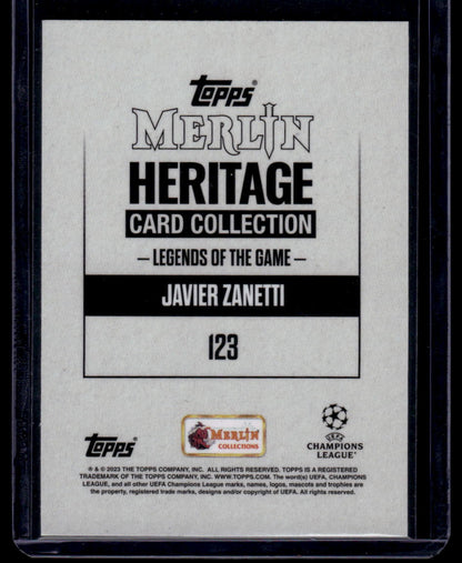 2023-24 Merlin Heritage UEFA Club Competitions #123 Javier Zanetti