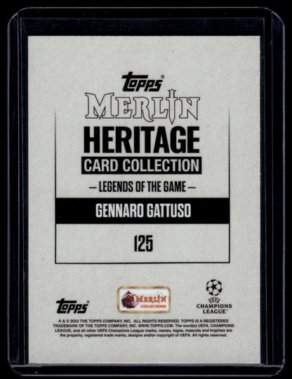 2023-24 Merlin Heritage UEFA Club Competitions #125 Gennaro Gattuso