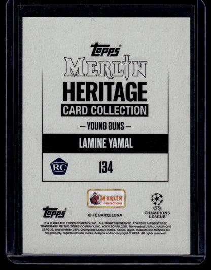 2023-24 Merlin Heritage UEFA Club Competitions #134 Lamine Yamal
