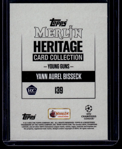 2023-24 Merlin Heritage UEFA Club Competitions #139 Yann Aurel Bisseck