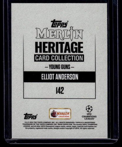 2023-24 Merlin Heritage UEFA Club Competitions #142 Elliot Anderson