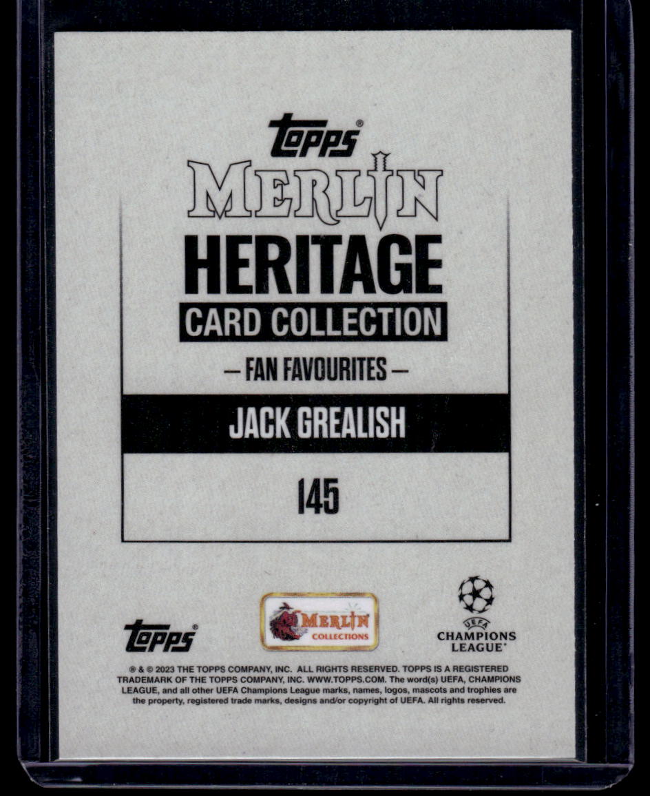 2023-24 Merlin Heritage UEFA Club Competitions #145 Jack Grealish