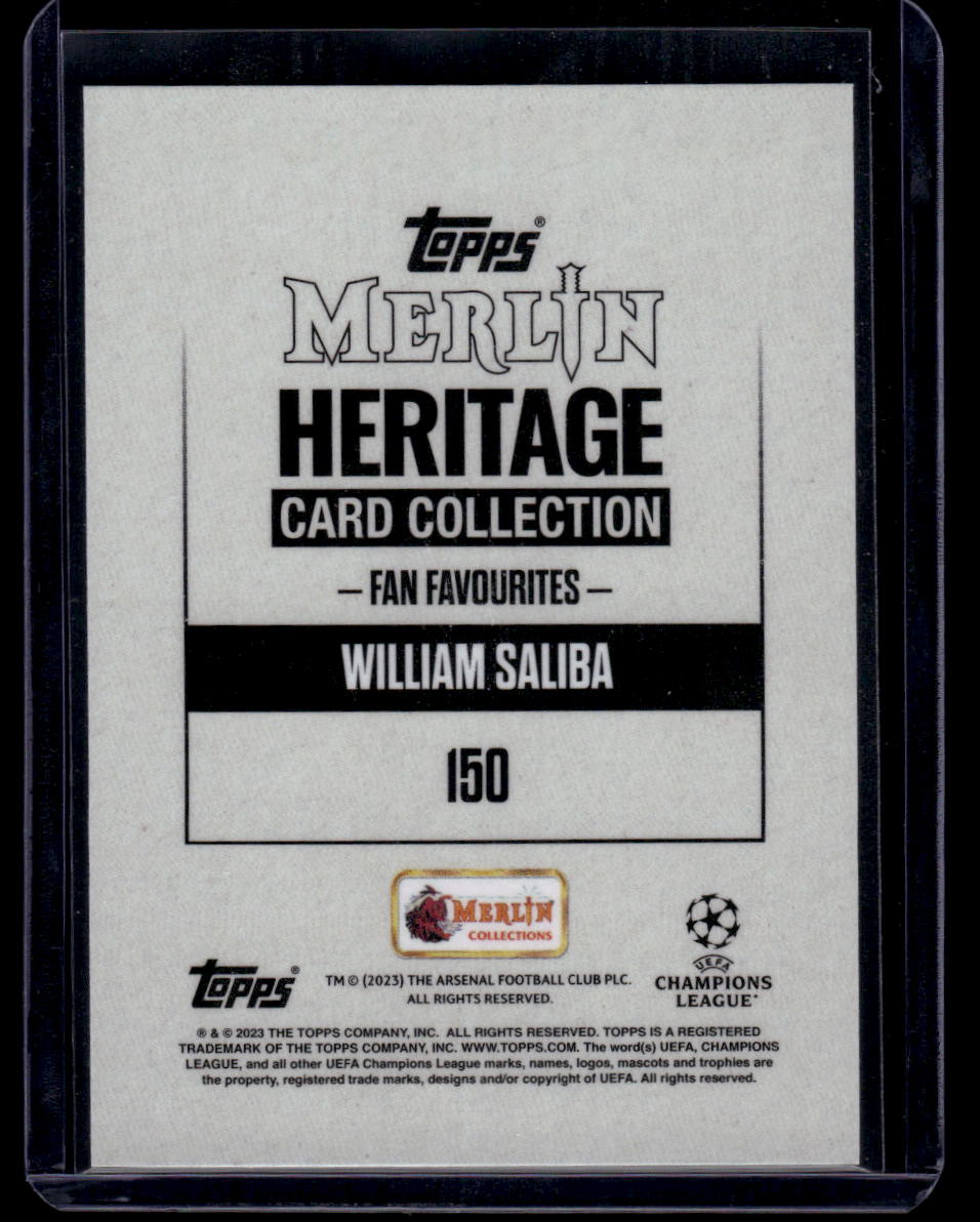 2023-24 Merlin Heritage UEFA Club Competitions #150 William Saliba