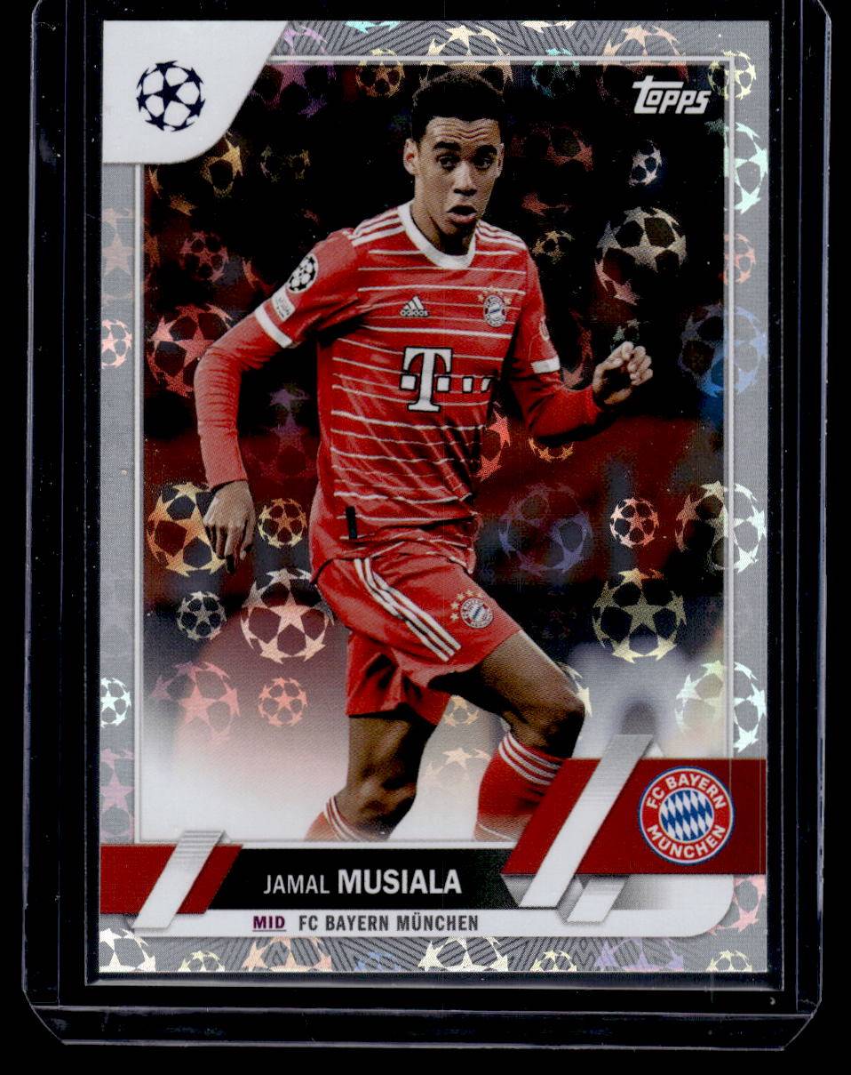 2022-23 Topps UEFA Club Competitions #42 Jamal Musiala Starball Foil