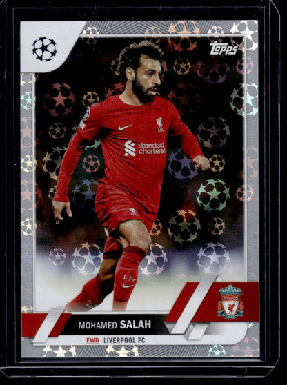 2022-23 Topps UEFA Club Competitions #71 Mohamed Salah Starball Foil