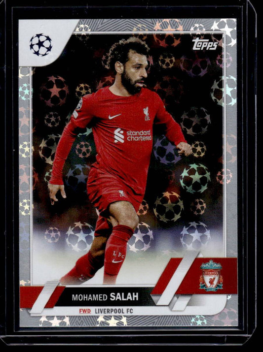 2022-23 Topps UEFA Club Competitions #71 Mohamed Salah Starball Foil