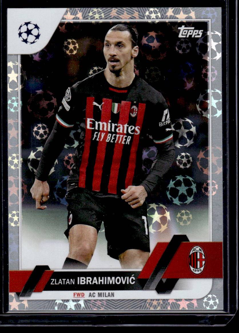 2022-23 Topps UEFA Club Competitions #11 Zlatan Ibrahimović Starball Foil