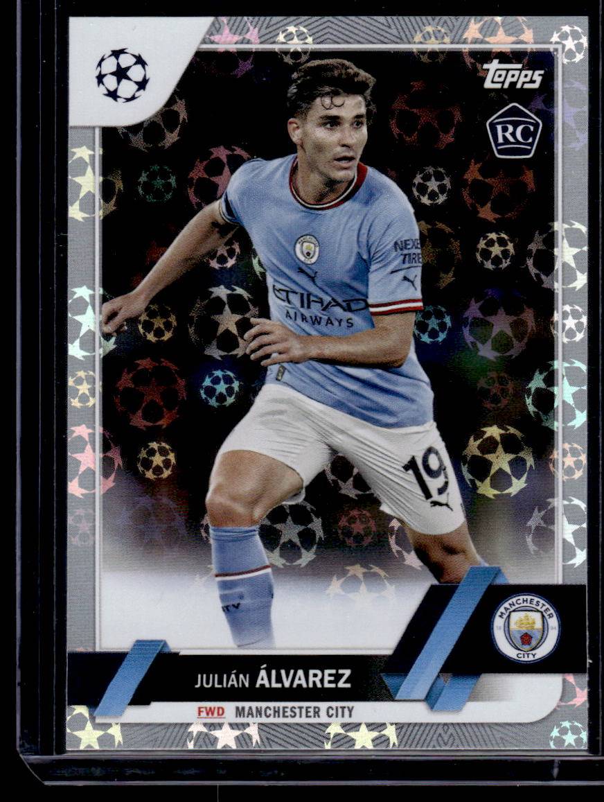 2022-23 Topps UEFA Club Competitions #68 Julián Álvarez Starball Foil