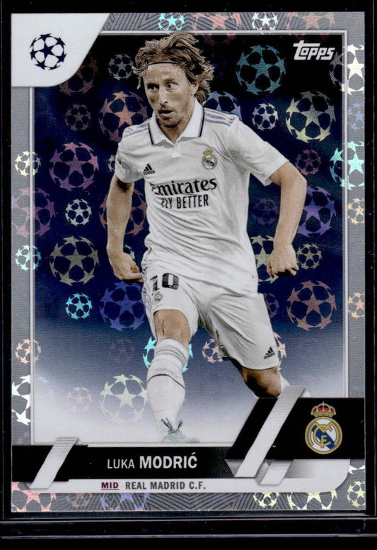 2022-23 Topps UEFA Club Competitions #62 Luka Modrić Starball Foil