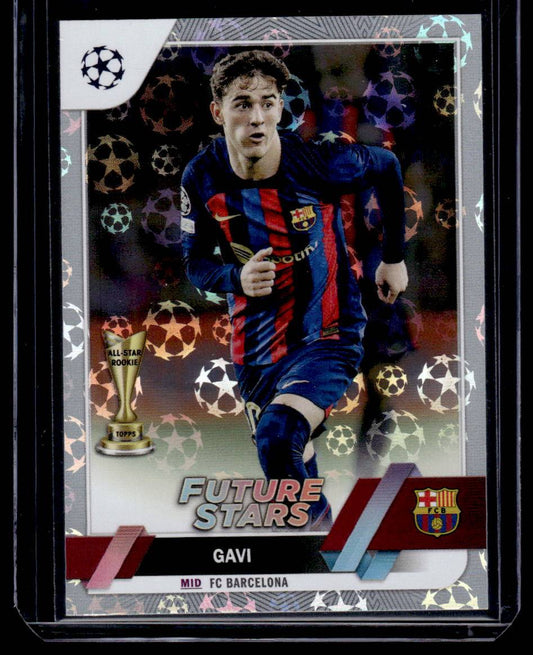 2022-23 Topps UEFA Club Competitions #178 Gavi Starball Foil