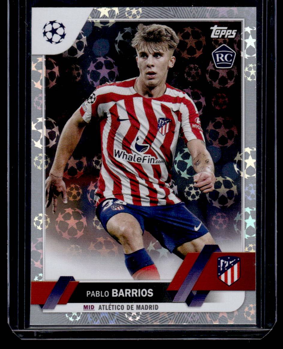 2022-23 Topps UEFA Club Competitions #157 Pablo Barrios Starball Foil