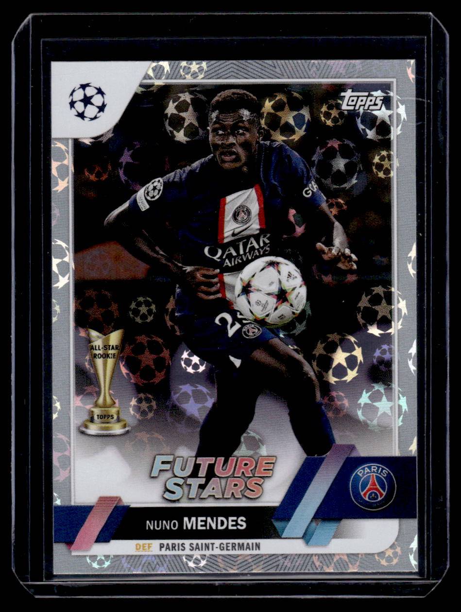 2022-23 Topps UEFA Club Competitions #26 Nuno Mendes Starball Foil