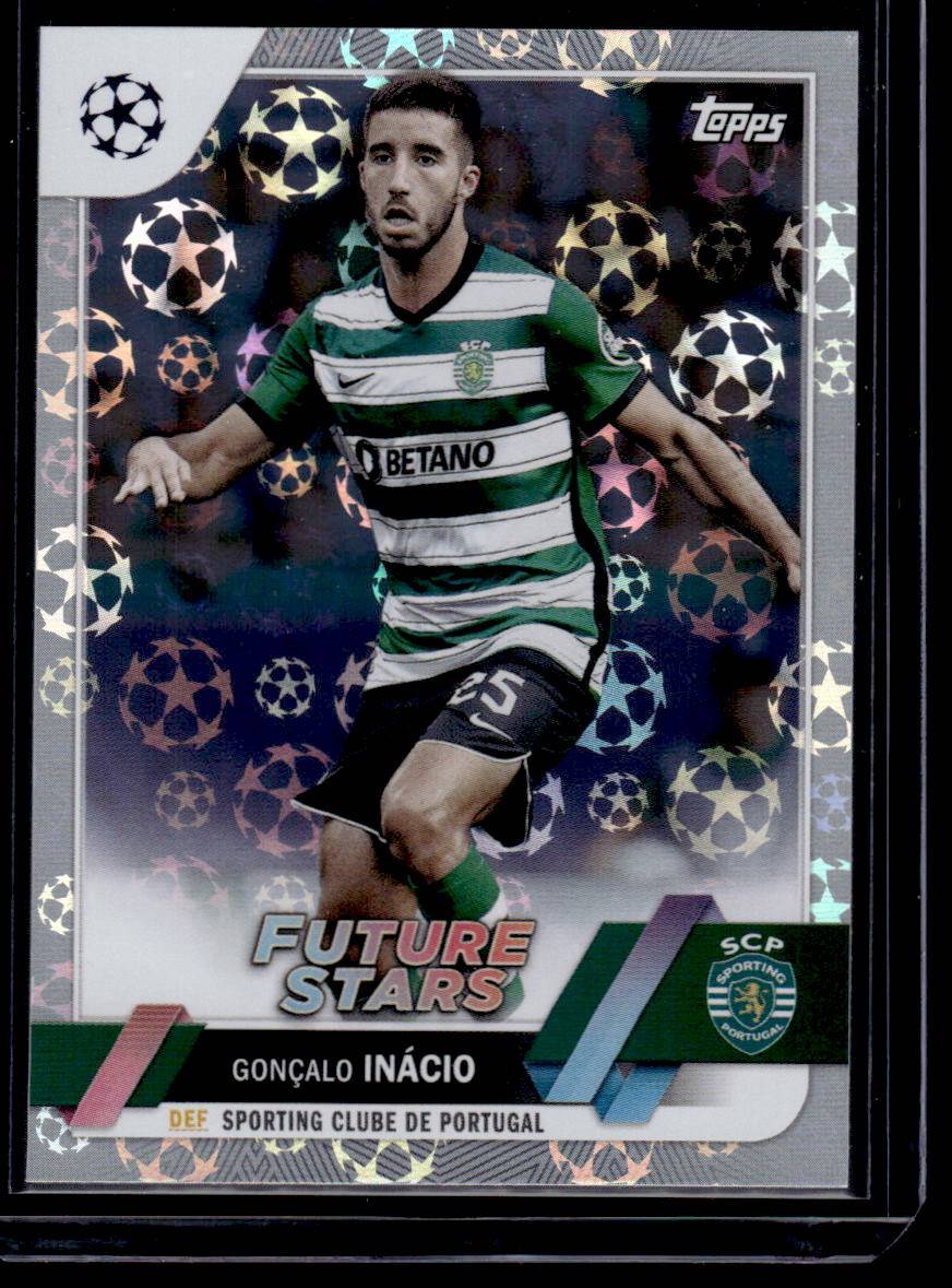 2022-23 Topps UEFA Club Competitions #160 Gonçalo Inácio Starball Foil