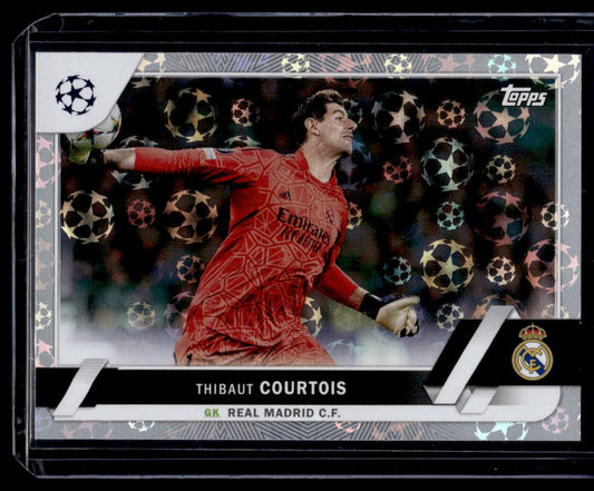 2022-23 Topps UEFA Club Competitions #63 Thibaut Courtois Starball Foil