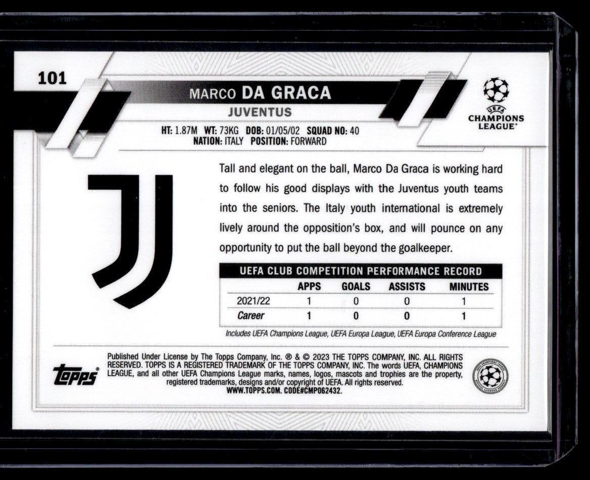 2022-23 Topps UEFA Club Competitions #101 Marco Da Graca Starball Foil